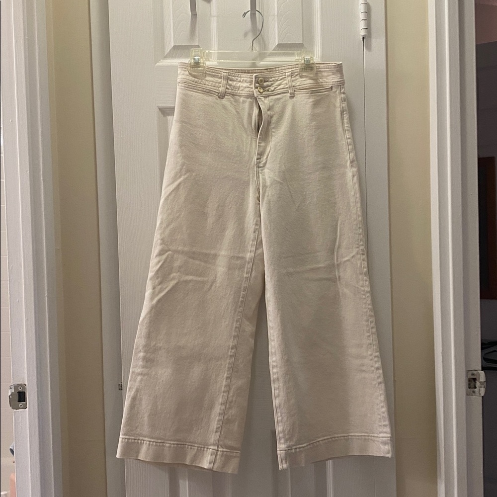Faherty Cream Harbor Pants - Picture 2 of 8